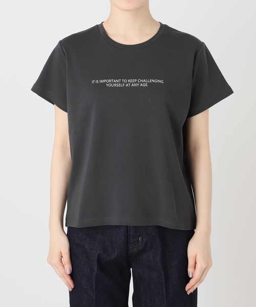B.C STOCK（ベーセーストック）の「ウォッシャブル / スムースS/STEE（Tシャツ/カットソー・レディース・ホワイト/ブラウン/ブラック系その他・FREE）」の18枚目の写真