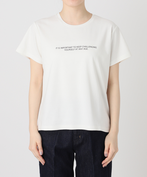 B.C STOCK（ベーセーストック）の「ウォッシャブル / スムースS/STEE（Tシャツ/カットソー・レディース・ホワイト/ブラウン/ブラック系その他・FREE）」の16枚目の写真