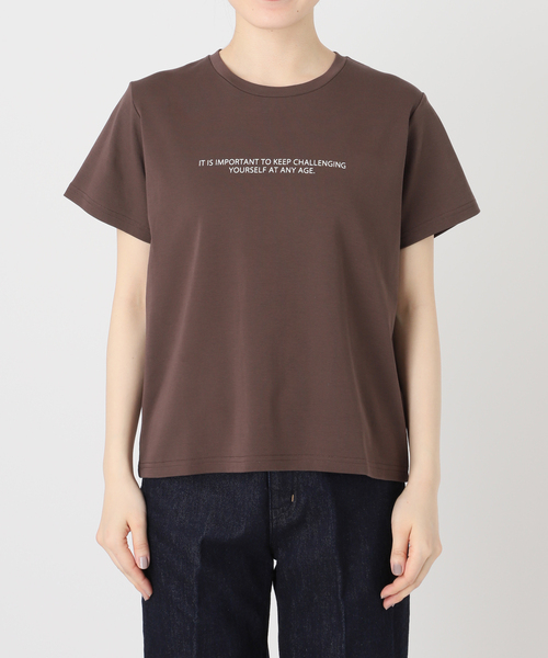 B.C STOCK（ベーセーストック）の「ウォッシャブル / スムースS/STEE（Tシャツ/カットソー・レディース・ホワイト/ブラウン/ブラック系その他・FREE）」の14枚目の写真