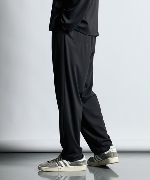 パンツ GALAXY wide straight pants ZERO GRAVITY EASY WIDE PANTS：ゼログラビティ ルーズフィット