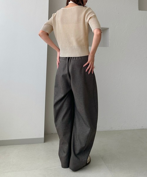 apres jour clair（アプレジュールクレア）の「【apres jour clair】Wジップカーディガン（カーディガン/ボレロ・レディース・アイボリー/ピンク/ベージュ・X-LARGE/フリー）」の17枚目の写真