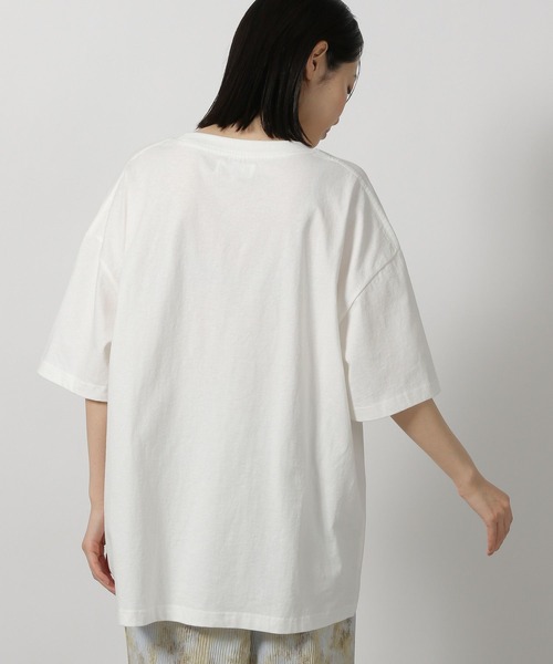 LAKOLE（ラコレ）の「アソートバンドTEE / 493604（Tシャツ/カットソー・レディース・オフホワイト/チャコール/ベージュ/ネイビー・FREE）」の11枚目の写真