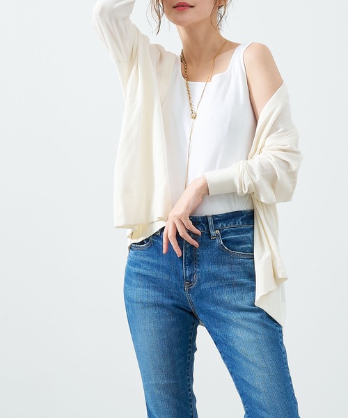 MICA&DEAL（マイカ＆ディール）の「スクエア2WAYタンクトップ（タンクトップ・レディース・ブラック/ホワイト/ベージュ・FREE）」の15枚目の写真