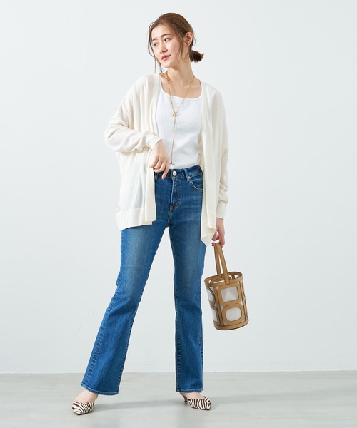 MICA&DEAL（マイカ＆ディール）の「スクエア2WAYタンクトップ（タンクトップ・レディース・ブラック/ホワイト/ベージュ・FREE）」の20枚目の写真