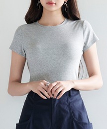 クルネックリブカットソーTシャツ【ZOZOTOWN限定アイテム】