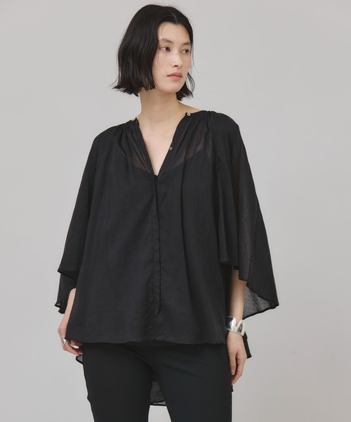 Curensology(カレンソロジー)/カディライクケープブラウス