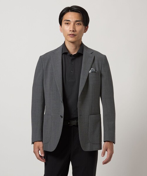 Green Label Relaxing セットアップスーツ M サッカー 紺色 green label relaxing グリーンレーベルリラクシング サマー