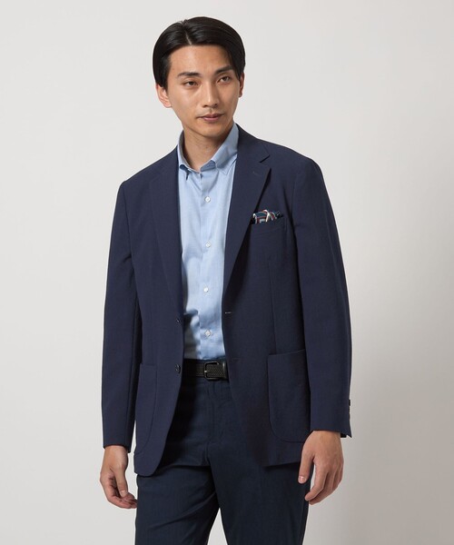 Green Label Relaxingセットアップ ダブル ネイビー手洗可 L 3200025S0519_l1_a036.jpg