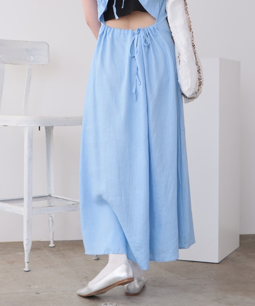 ROOPTOKYO(ループトウキョウ)の「バックオープンリボンワンピース 秋物 秋服 2026年秋冬(ワンピース・レディース・ブルー/ホワイト/ブラック・FREE)」の15枚目の写真