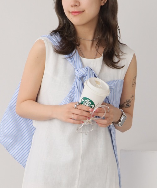 ROOPTOKYO(ループトウキョウ)の「バックオープンリボンワンピース 秋物 秋服 2026年秋冬(ワンピース・レディース・ブルー/ホワイト/ブラック・FREE)」の18枚目の写真