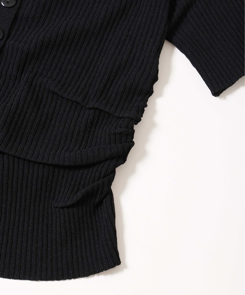 PHILLY（フィリー）の「【PHILLY】ボタンオフショルトップス（Tシャツ/カットソー・レディース・ブラック/ホワイト/チャコールグレー・FREE）」の20枚目の写真