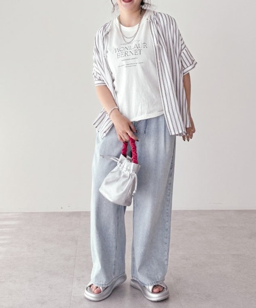 Green　Parks（グリーンパークス）の「アソート柄さらっとレーヨンブラウス（シャツ/ブラウス・レディース・チェック/ストライプ/その他14/マルチ/ブラック系その他・FREE）」の9枚目の写真