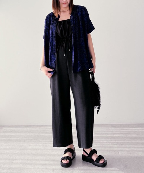 Green　Parks（グリーンパークス）の「アソート柄さらっとレーヨンブラウス（シャツ/ブラウス・レディース・チェック/ストライプ/その他14/マルチ/ブラック系その他・FREE）」の7枚目の写真