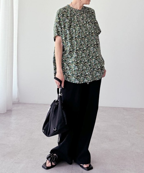 Green　Parks（グリーンパークス）の「アソート柄さらっとレーヨンブラウス（シャツ/ブラウス・レディース・チェック/ストライプ/その他14/マルチ/ブラック系その他・FREE）」の14枚目の写真