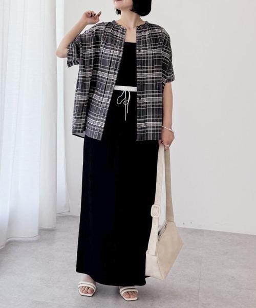 Green　Parks（グリーンパークス）の「アソート柄さらっとレーヨンブラウス（シャツ/ブラウス・レディース・チェック/ストライプ/その他14/マルチ/ブラック系その他・FREE）」の13枚目の写真