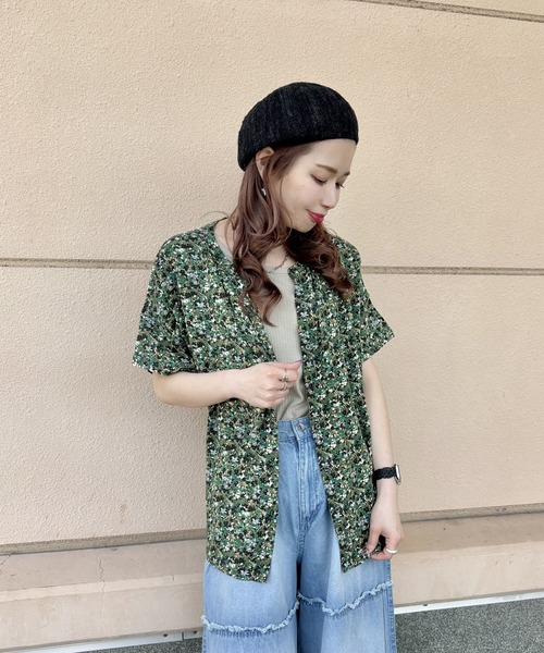 Green　Parks（グリーンパークス）の「アソート柄さらっとレーヨンブラウス（シャツ/ブラウス・レディース・チェック/ストライプ/その他14/マルチ/ブラック系その他・FREE）」の17枚目の写真