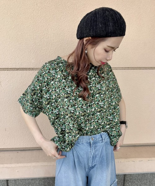 Green　Parks（グリーンパークス）の「アソート柄さらっとレーヨンブラウス（シャツ/ブラウス・レディース・チェック/ストライプ/その他14/マルチ/ブラック系その他・FREE）」の18枚目の写真