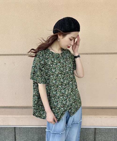 Green　Parks（グリーンパークス）の「アソート柄さらっとレーヨンブラウス（シャツ/ブラウス・レディース・チェック/ストライプ/その他14/マルチ/ブラック系その他・FREE）」の19枚目の写真