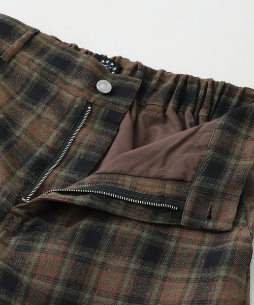 【AFB】BAGGY CARGO SHORTS チェック柄 全4色 送料込 AFB / エーエフビーBAGGY CARGO SHORTS CHECK（カーゴパンツ