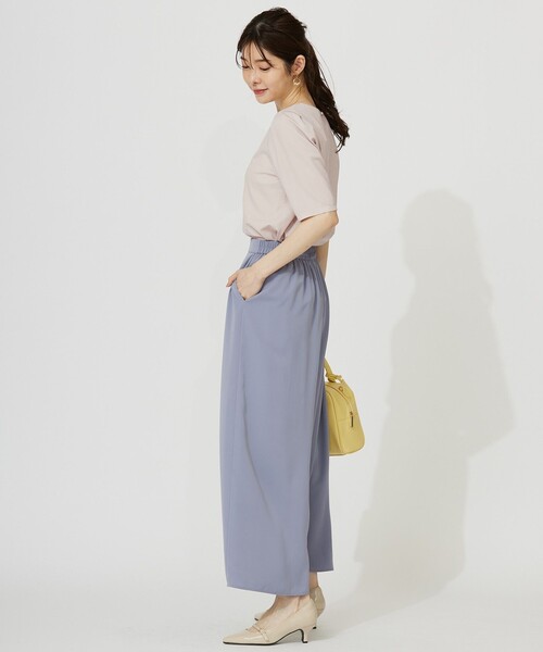 ANY SIS（エニィスィス）の「サラキレイ ワイドパンツ（その他パンツ・レディース・スカイブルー系/アイボリー系/ネイビー系・1/2/3）」の19枚目の写真