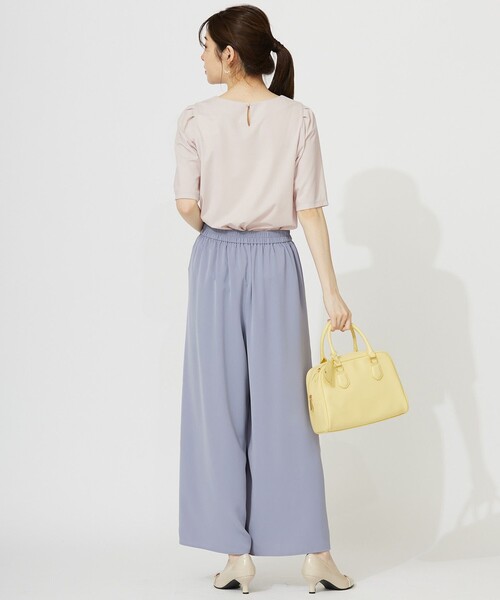ANY SIS（エニィスィス）の「サラキレイ ワイドパンツ（その他パンツ・レディース・スカイブルー系/アイボリー系/ネイビー系・1/2/3）」の18枚目の写真