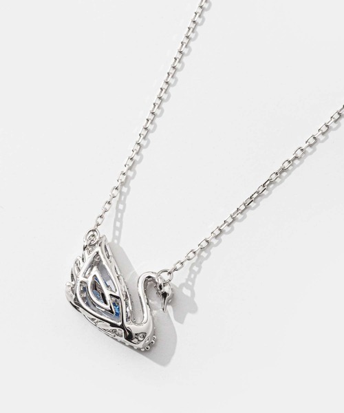 Swarovski Swan ネックレス Dazzling Swan ネックレス, スワン, ピンク, ローズゴールド