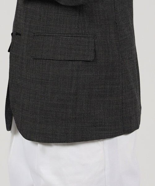 TOMORROWLAND （トゥモローランド）の「コットンウール ホップサック シングルブレステッド2Bジャケット Di PRAY（テーラードジャケット・メンズ・グレー/ネイビー・44/46/48/42/50/52）」の10枚目の写真