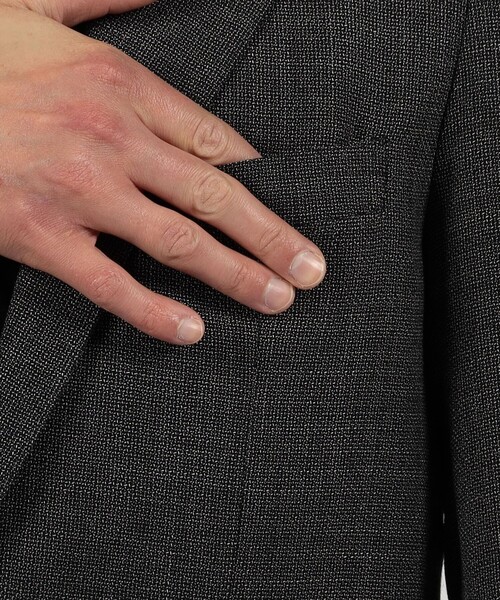 TOMORROWLAND （トゥモローランド）の「コットンウール ホップサック シングルブレステッド2Bジャケット Di PRAY（テーラードジャケット・メンズ・グレー/ネイビー・44/46/48/42/50/52）」の11枚目の写真