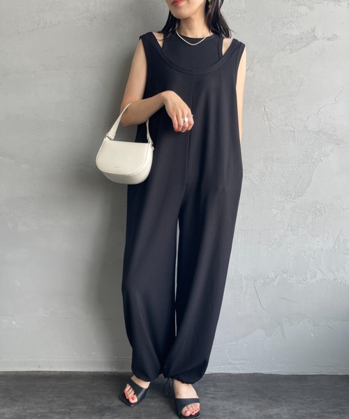 nenom/ネノム] マルチWAY レイヤードロンパース（つなぎ