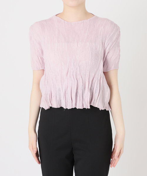 【値下げ】PHOTOCOPIEU CROPPEDトップス ブラウス 221MYD インディゴ サイズ：36 (京都店) PHOTOCOPIEU(フォトコピュー) デニムブラウス221MRL 221MRL