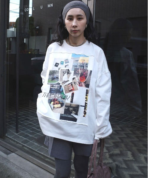 トップス Ameri THROWBACK ON MEMORIES TEE THROWBACK ON MEMORIES TEE
