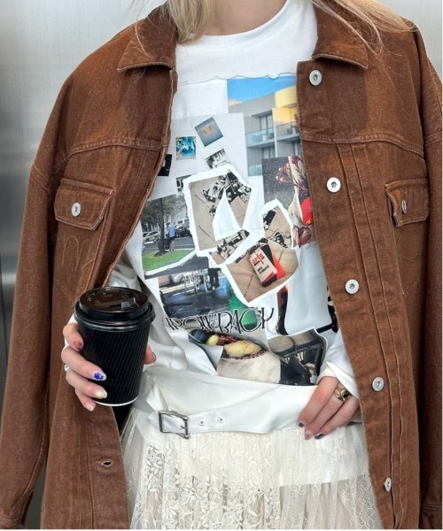 トップス Ameri THROWBACK ON MEMORIES TEE THROWBACK ON MEMORIES TEE
