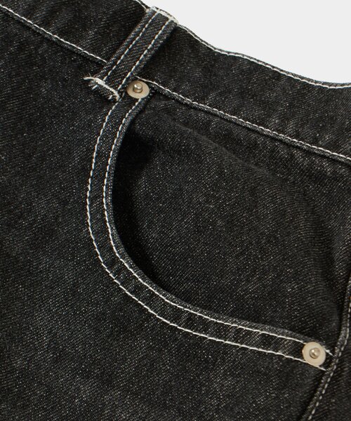 WHO'S WHO gallery(フーズフーギャラリー)の「【KOOKYN/クーキー】 ペインターデニムパンツ/2サイズ(デニムパンツ・レディース・ブルー/ブラック・MEDIUM/LARGE)」の8枚目の写真