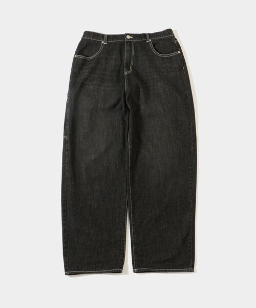 WHO'S WHO gallery(フーズフーギャラリー)の「【KOOKYN/クーキー】 ペインターデニムパンツ/2サイズ(デニムパンツ・レディース・ブルー/ブラック・MEDIUM/LARGE)」の9枚目の写真