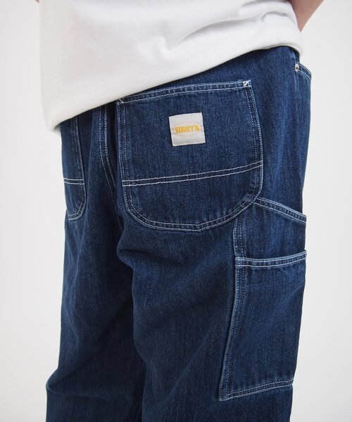 WHO'S WHO gallery(フーズフーギャラリー)の「【KOOKYN/クーキー】 ペインターデニムパンツ/2サイズ(デニムパンツ・レディース・ブルー/ブラック・MEDIUM/LARGE)」の19枚目の写真