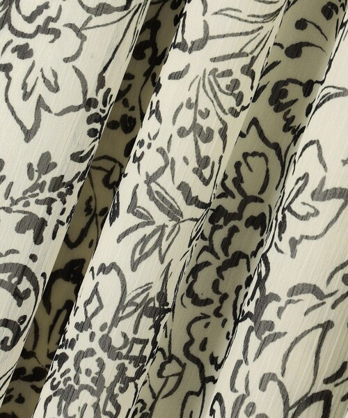 セール】【洗える】アンティークフラワープリント ワンピース