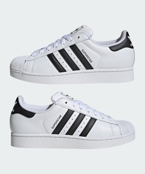 adidas(アディダス)の「【adidas】SUPERSTAR ll(スニーカー・メンズ・ブラック/ホワイト・23cm/23.5cm/24cm/24.5cm/26cm/26.5cm/27cm/27.5cm/28cm/28.5cm)」の3枚目の写真
