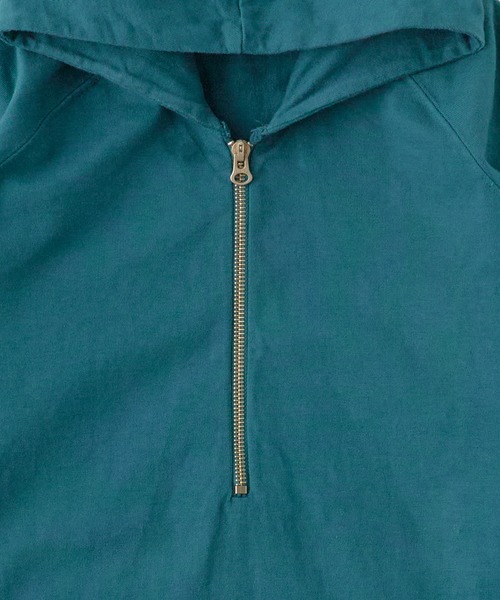 FLISTFIA(フリストフィア)の「FLISTFIA/フリストフィア Half Zip Pull Over Parker パーカー(パーカー・メンズ・グリーン・2/3)」の3枚目の写真