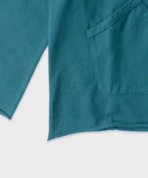 FLISTFIA(フリストフィア)の「FLISTFIA/フリストフィア Half Zip Pull Over Parker パーカー(パーカー・メンズ・グリーン・2/3)」の6枚目の写真