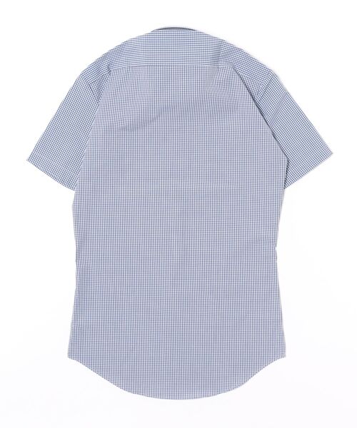 TOKYO SHIRTS(トウキョウシャツ)の「【吸水速乾】 形態安定ノンアイロン ボタンダウン 半袖ビジネスワイシャツ(ビジネスシャツ・メンズ・ネイビー・首回り37cm/首回り39cm/首回り42cm/首回り41cm/首回り43cm)」の7枚目の写真