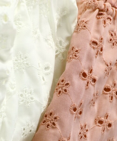 BRANSHES(ブランシェス)の「【おそろい】スカラップレーストップス&ボトムスセット(その他ベビーウェア・キッズ・オレンジ/アイボリー・70/80)」の8枚目の写真