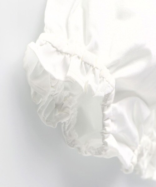 BRANSHES(ブランシェス)の「【おそろい】スカラップレーストップス&ボトムスセット(その他ベビーウェア・キッズ・オレンジ/アイボリー・70/80)」の11枚目の写真