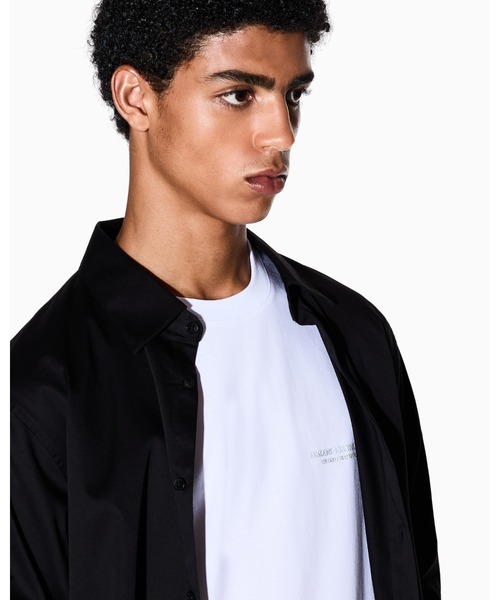 ARMANI EXCHANGE(アルマーニエクスチェンジ)の「【A|X アルマーニ エクスチェンジ】AXロゴ 半袖クルーネックTシャツ/REGULAR(Tシャツ/カットソー・メンズ・ホワイト/チャコールグレー/ブラック・X-LARGE/LARGE/MEDIUM/SMALL/X-SMALL/XX-LARGE)」の9枚目の写真