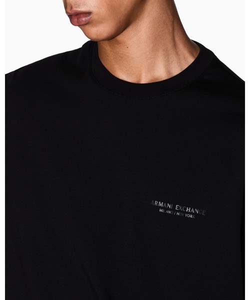 ARMANI EXCHANGE(アルマーニエクスチェンジ)の「【A|X アルマーニ エクスチェンジ】AXロゴ 半袖クルーネックTシャツ/REGULAR(Tシャツ/カットソー・メンズ・ホワイト/チャコールグレー/ブラック・X-LARGE/LARGE/MEDIUM/SMALL/X-SMALL/XX-LARGE)」の5枚目の写真