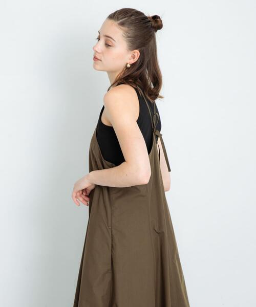 URBAN RESEARCH Sonny Label(アーバンリサーチサニーレーベル)の「バルーンヘムキャミワンピース(ワンピース・レディース・ブラウン系その他/ブラック・FREE)」の4枚目の写真