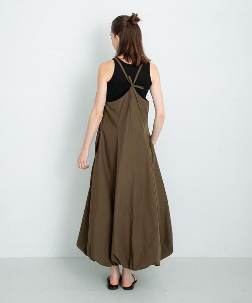 URBAN RESEARCH Sonny Label(アーバンリサーチサニーレーベル)の「バルーンヘムキャミワンピース(ワンピース・レディース・ブラウン系その他/ブラック・FREE)」の8枚目の写真