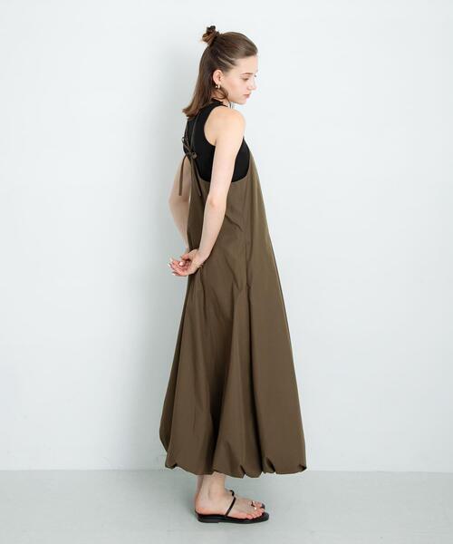 URBAN RESEARCH Sonny Label(アーバンリサーチサニーレーベル)の「バルーンヘムキャミワンピース(ワンピース・レディース・ブラウン系その他/ブラック・FREE)」の9枚目の写真
