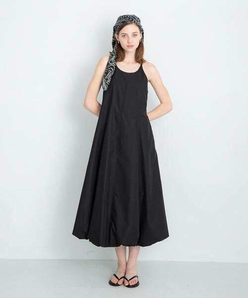 URBAN RESEARCH Sonny Label(アーバンリサーチサニーレーベル)の「バルーンヘムキャミワンピース(ワンピース・レディース・ブラウン系その他/ブラック・FREE)」の20枚目の写真