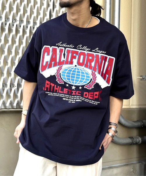 RGY(アールジーワイ)の「【RGY】CALIFORNIAビッグシルエットTシャツ(Tシャツ/カットソー・メンズ・ネイビー/ホワイト/ブラック・MEDIUM/LARGE)」の20枚目の写真