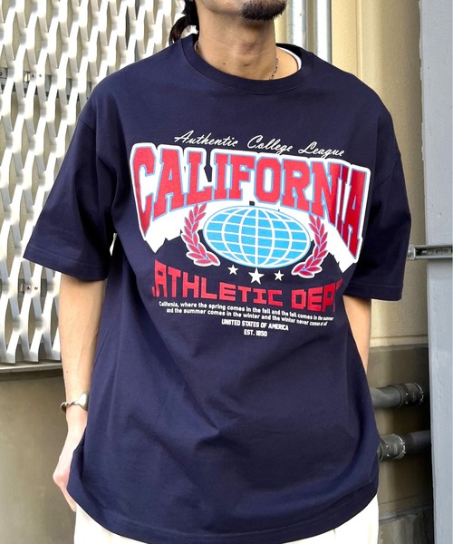 RGY(アールジーワイ)の「【RGY】CALIFORNIAビッグシルエットTシャツ(Tシャツ/カットソー・メンズ・ネイビー/ホワイト/ブラック・MEDIUM/LARGE)」の19枚目の写真